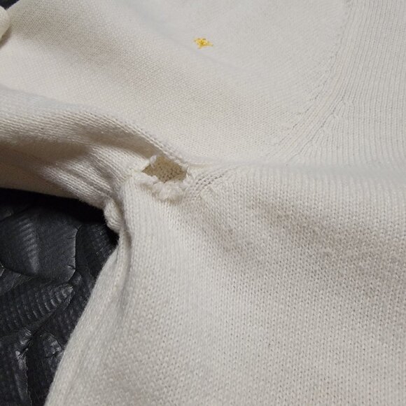 Women's Christmas Sweater by Liz Claiborne, Crewneck, Holly and Star Design, S - Picture 14 of 16